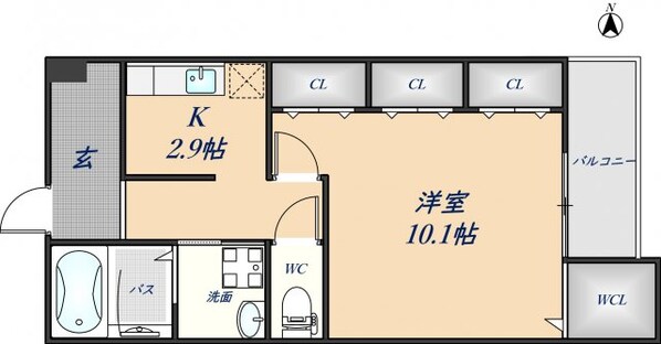 Fuji　espace heureuxの物件間取画像